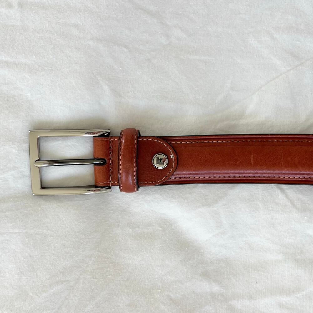 Fossil Italian Grain Cowhide Leather Men's Belt Size 40/100 Large